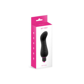 Vibromasseur noir 7 vitesses courbé point G waterproof 
